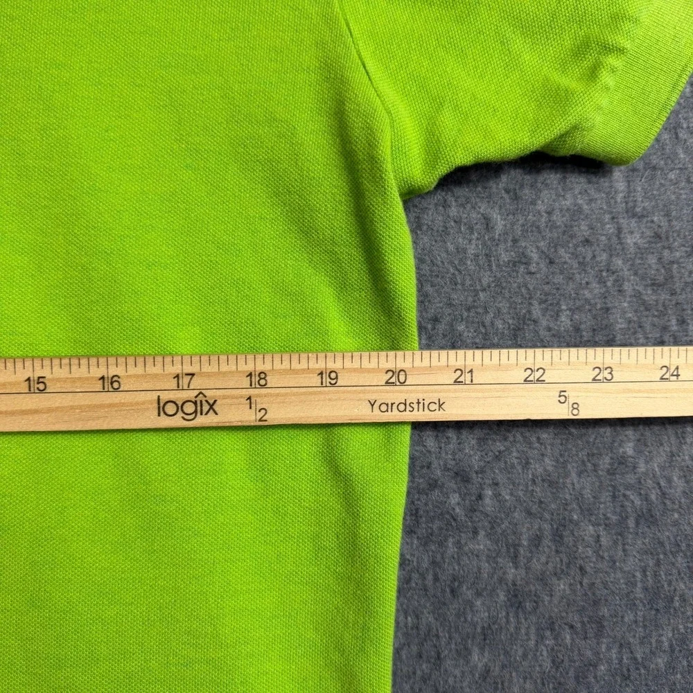 Polo Ralph Lauren Polo Shirt Mens M Lime Green Short Sleeve Pique Pony Logo